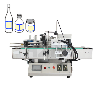 Effortless Labeling with 130 KG Automatic Self-adhesive Round Bottle Labeling Machine