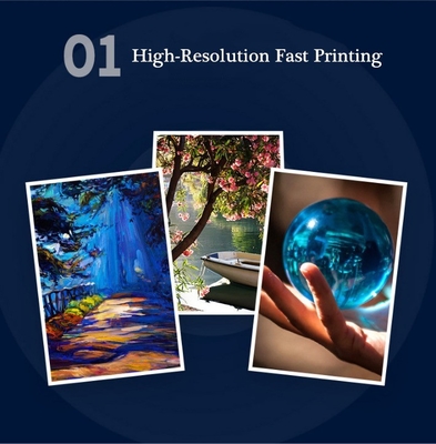 Long Service Life Six Color Small Desktop Flatbed UV Printer for Cylinder Printing