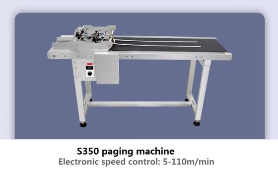 120w High Speed Full Automatic Dater Printer Coder Used Feeder Paging Machine with Conveyor