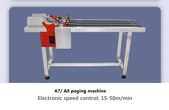 120w High Speed Full Automatic Dater Printer Coder Used Feeder Paging Machine with Conveyor