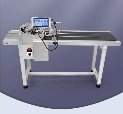 120w High Speed Full Automatic Dater Printer Coder Used Feeder Paging Machine with Conveyor