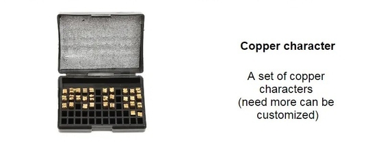 Portable Hand Press Ribbon Coding Machine for 220V 50/60Hz Voltage and 2*4mm Particle Size