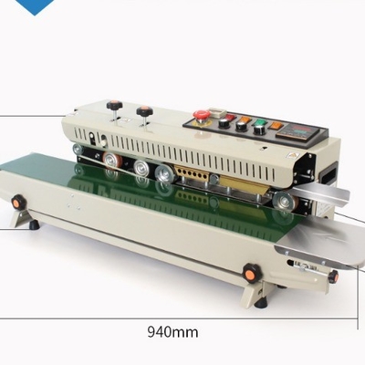 Aluminum Foil/Plastic Bags Continuous Band Sealer with Single Layer Thickness≤0.08mm