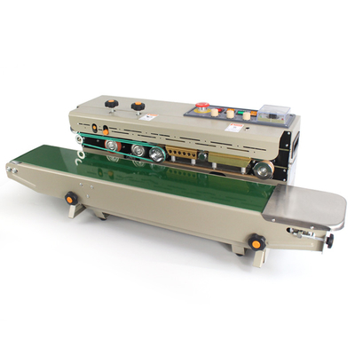220V/110V Aluminum Plastic Bag Heat Sealing Machine with Continuous Solid Ink Date Print