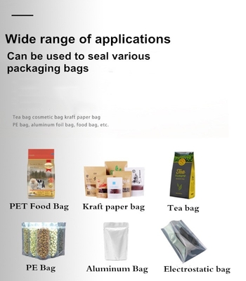 Film Packaging Band Sealer with Horizontal Solid Ink Coding Sealing Speed 0-12m/min