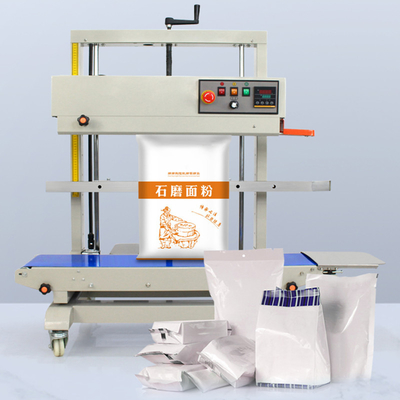 FR-1100V Automatic Vertical Continuous Band Plastic Bag Sealing Machine for Packaging