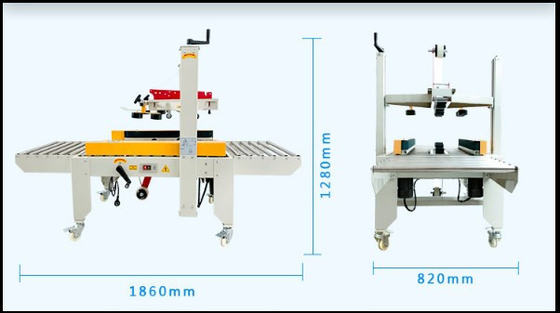 FXC-5050 Auto Sealing Tape Conveyor Carton Sealer Packer Machine for Smooth Movement