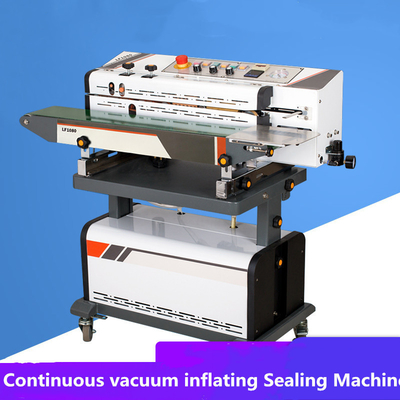 Continuous Vacuum Sealing Machine With Nitrogen Gas Filling Flush Sealing For Medical