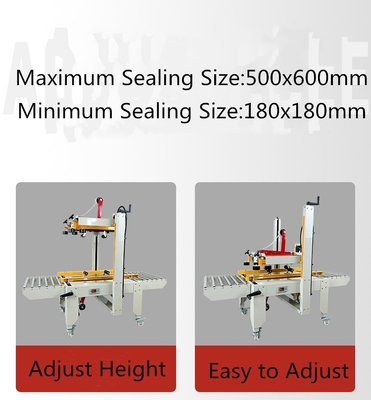 FXJ6050 Semi-auto Carton Sealing Machine Case Sealer for Paper Packaging Material