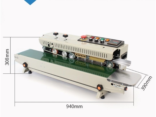 110V/220V 50-60HZ Plastic Bag Soild Ink Continuous Band Sealer for Easy Sealing Process