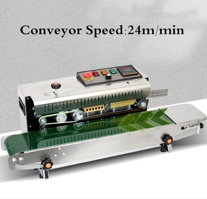 Plastic Packaging Material Automatic Sealer Model Continuous Sealing Machine for 220V