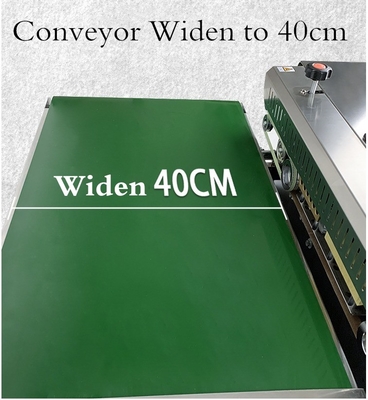 Automatic Grade Automatic Stainless Steel Continuous Band Sealer for Plastic Food Bag