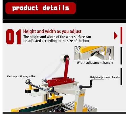 Automatic Boxes Packing Carton Sealer Sealing Machine With CE for Sealing Speed 18m/min