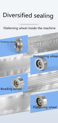 Highly Industrial Continuous Band Sealing Machine for Pouch Packaging 1243*580*1228mm