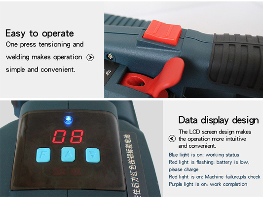 Paper Packaging Material Handheld Electric Strapping Machine for Easy Operation
