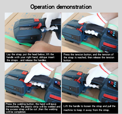 Paper Packaging Material Handheld Electric Strapping Machine for Easy Operation