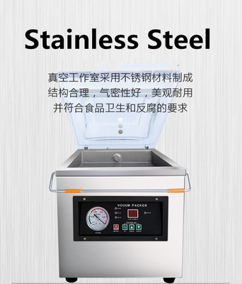 200W Sealing Power 260mm Desktop Single Chamber Vacuum Packing Machine for Benefit