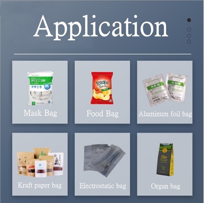 Temperature Control 0-300Degree Horizontal Plastic Film Bags Heat Sealing Machine 770W
