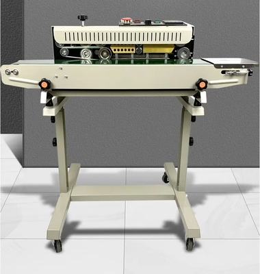Vertical Floor Standing Sealing Band Sealer Machine For Plastic Bag Max Speed 12m/min