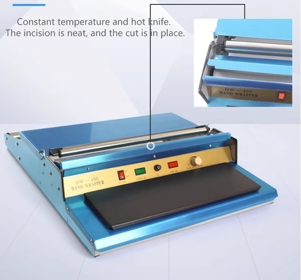220V/50HZ Mini Plastic Stretch Cling Film Hand Wrapper Sealing Machine for Food Fruit
