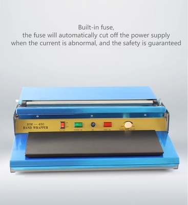 220V/50HZ Mini Plastic Stretch Cling Film Hand Wrapper Sealing Machine for Food Fruit