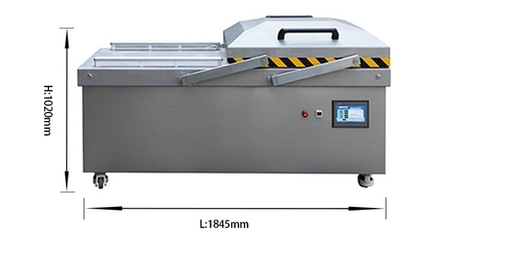 Double Chambers Vacuum Packaging Machine for Meat DZ-820/2SA from Professional Packing