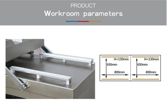 Pouch Packaging Automatic Double Chamber Aluminum Foil Vacuum Sealer Machine Advantage