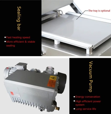 Pouch Packaging Automatic Double Chamber Aluminum Foil Vacuum Sealer Machine Advantage