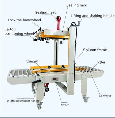 FXJ-6050 Semi-auto Carton Box Folding and Taping Machine The Ideal Choice for Packaging