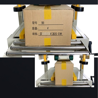 Construction Works Auto Box Taping Carton Sealing Machine with Packaging Material
