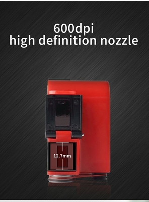 12.7 mm Printing Height Mini Handheld Bottle Inkjet Printer for Paper Material