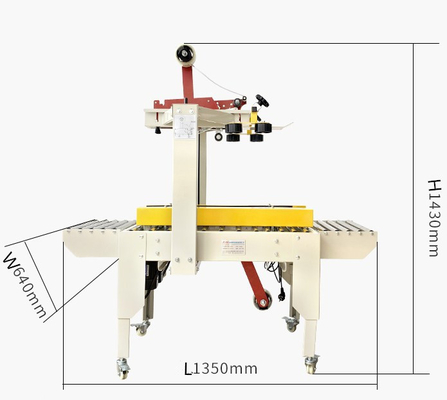 220V/50HZ Semi-Automatic Adhesive Tape Carton Box Left And Right Drive Sealing Packing Machine