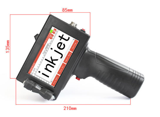Easy Operate 12.7mm Handheld Inkjet Printer with Long Service Life and 0.89 KG Weight