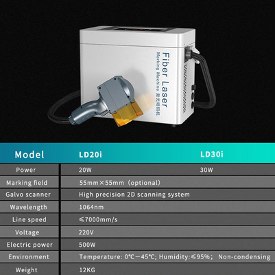 AI Graphic Formats Supported Portable Handheld Fiber Laser Engraver for Easy Operation