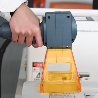 Easy To Move 20W 30W Portable Metal Engraver with Air Cooling Engraving Area 100x100mm