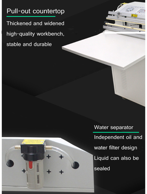 Professional 620*560*1360mm Vertical External Vacuum Packing Machine For Retail Food