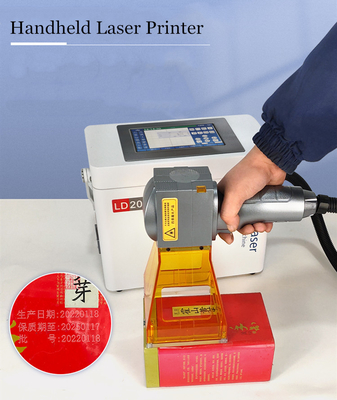 20W Power Handheld Laser Marking Machine for Portable Metal Printer 1064mm Wavelength