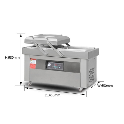 Electric Driven DZ-500/2SB Automatic Double Chamber Food Vacuum Packing Machine for Textiles