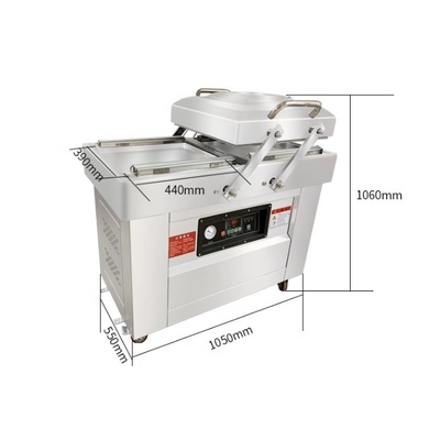 DZ-600/2SB Double Chamber Groove Food Saver Commercial Pump Vacuum Sealer for Packaging