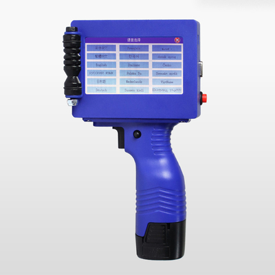 Plate Type TIJ Printer Intelligent Handheld Data Logo Inkjet Gun for Quick Drying Ink