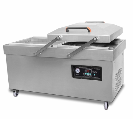 Plastic Packaging Double Chamber Vacuum Bag Sealer for Dry Food Vegetable Fish Fruits