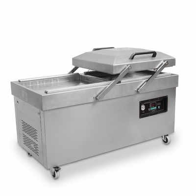 Plastic Packaging Double Chamber Vacuum Bag Sealer for Dry Food Vegetable Fish Fruits