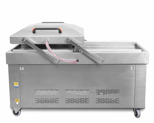 Plastic Packaging Double Chamber Vacuum Bag Sealer for Dry Food Vegetable Fish Fruits