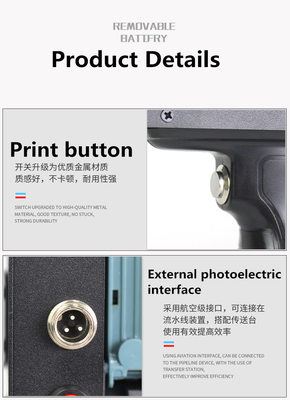 600dpi Handheld Expiry Date Inkjet Printer Gun for Multi-Language in 240*120*97mm Size