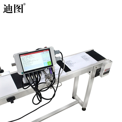 Full Auto Expiry Date Coding Logo TIJ Inkjet Printer Online Machine with Blue Ink