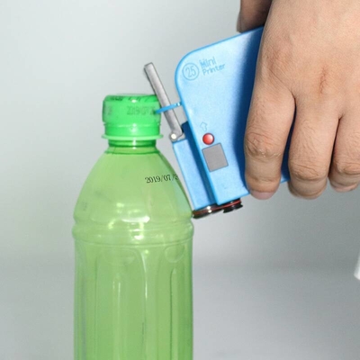 2-12.7mm Printing Height Mini Handheld Inkjet Bottle Expiry Date Logo Printer Machine with Ink