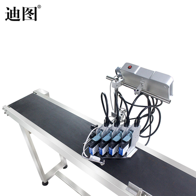Full Auto Expiry Date Coding Logo TIJ Inkjet Printer Online Machine with Blue Ink