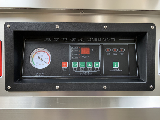 Chicken Meat Beans Fish Double Vacuum Chamber Sealer with 10mm Sealing Width