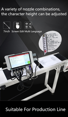7inch Touch Screen TIJ Inkjet Printer for Online Printing Fast and Accurate Printing