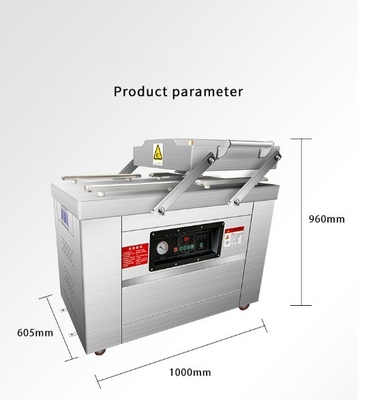 DZ-400/2SA Multi-function Double Chamber Vacuum Sealer for Frozen Fish Meat Fruit